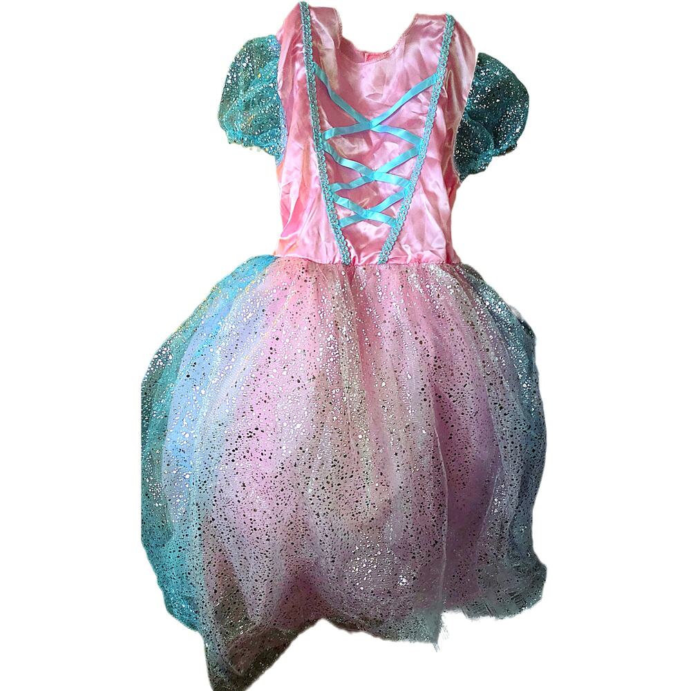 Girls Perfect Princess Halloween Costume Size M (8-10) w/ Tiara by Hyde & Eek - Picture 4 of 5